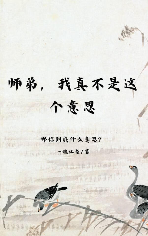 师弟，我真不是这个意思